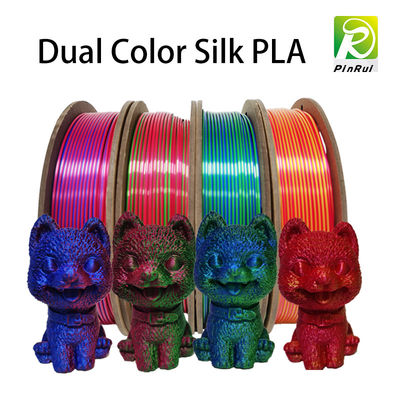 Filamento doppio di seta di colore di viaggio di colore per il filamento di pla della stampante di FDM 3D