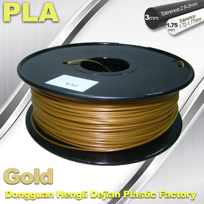 Cubify e filamento alto dell'oro di PLA 1.75mm 3.0mm del filamento della stampante 3D