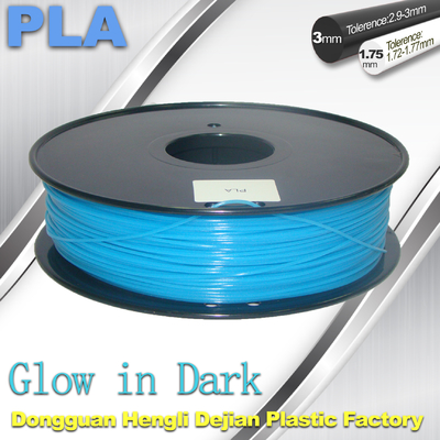Emetta luce nel filamento scuro per i filamenti 1.75mm/3.0mm di PLA della stampante 3D