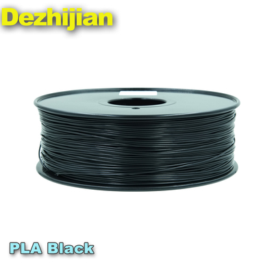 Accuratezza dimensionale del filamento della stampante di PLA 3d del ODM +/- 0,03 millimetri una bobina da 1 chilogrammo 1,75 millimetri di nero
