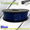 Filamento flessibile 200°C - 230°C di twinkling del filamento 1,75 3.0mm della stampante 3D di colore blu