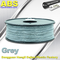 Filamenti grigio 3mm/1.75mm della stampante dell'ABS 3D un filamento da 1,0 chilogrammi/rotolo