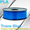 Filamento blu 1.75mm, temperatura 200°C - 250°C della stampante di PLA 3d di pla 1kg