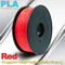 Filamento di PLA, 1.0kg/rotolo, colori rossi del filamento della stampante 3D 3.0mm/di 1.75mm