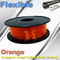 Materiali di consumo flessibili arancio del filamento della stampante 3D con grande adesione