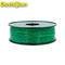 Filamento riciclato 1,75 della plastica della stampante filamento/3d di PLA di verde
