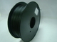 Filamento ignifugo 1,75/3,0 millimetri della stampante della fibra 3d del carbonio di colore nero