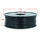 PLA nero del filamento della stampante 3d temperatura 50℃ del letto del riscaldamento da 1,75 millimetri