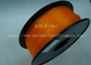 colori arancio 1KG/rotolo del filamento della stampante di PLA 3D del trasporto 3.0mm/di 1.75mm