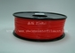 Abitudine 1kg dell'ABS/materiali di consumo luminosi della stampante 3d filamento rosso fluorescente del rotolo