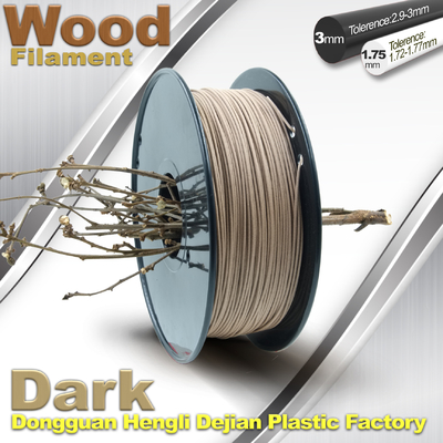 Filamento di legno di anti corrosione per i materiali di legno 1.75mm/3.0mm di stampa 3D