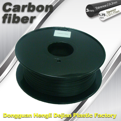 Filamento di stampa della fibra 3D del carbonio. Colore nero, 0.8kg/rotolo, 1.75mm 3.0mm