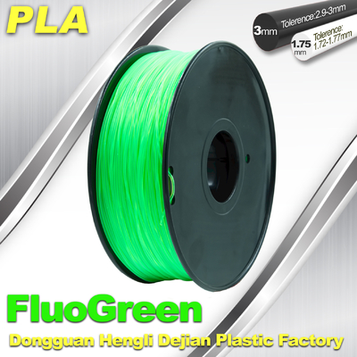PLA Fluo - filamento fluorescente verde di 1,75/3mm per RepRap, Cubify