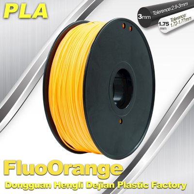 Filamenti fluorescente amichevole di PLA di Eco filamento di stampa 3D 3.0mm/di 1.75mm