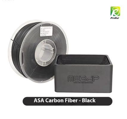 PINRUI ASA-CF Filamento Materiale di fibra di carbonio Effetto Impatto resistente all'abrasione Resistente all'abrasione Filamento di stampante 3D ad alta temperatura