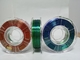filamento tricolore di seta, filamento triplo di colore, 3 colori, filamento di pla
