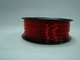 Filamento flessibile 1,75/3,0 millimetri di stampa 3d di TPU rosso e trasparente
