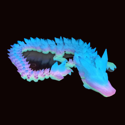 PINRUI Glow Rainbow PLA 1kg 1,75mm arcobaleno bianco stampante 3D filamento cambiare colore in plastica scura per stampante 3D