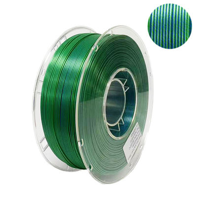 PINRUI Filato di seta di PLA a doppio colore 1.75mm Stampa 3D bicolore Filato di seta di PLA 1 kg (2.2 lbs)