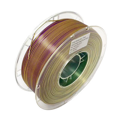 PINRUI Filamento di seta in PLA tricolore 1.75mm 1kg Spool Filamento di seta in PLA tricolore Adatta alla maggior parte delle stampanti FDM