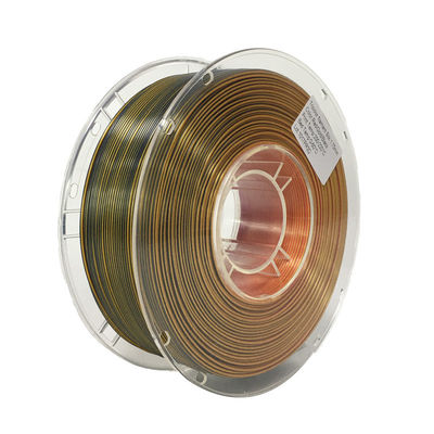 PINRUI Filamento di seta in PLA tricolore 1.75mm 1kg Spool Filamento di seta in PLA tricolore Adatta alla maggior parte delle stampanti FDM