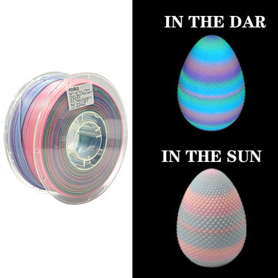 PINRUI Glow Rainbow PLA 1kg 1.75mm Cambiare colore al buio per la stampante 3D