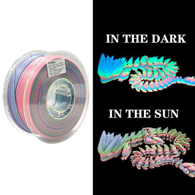 PINRUI Glow Rainbow PLA 1kg 1.75mm Cambiare colore al buio per la stampante 3D