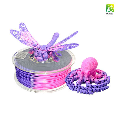 Filamento di stampante 3D PINRUI, filamento PLA a cambiamento di colore a temperatura 1,75 mm, filamento di stampa 3D finemente avvolto,