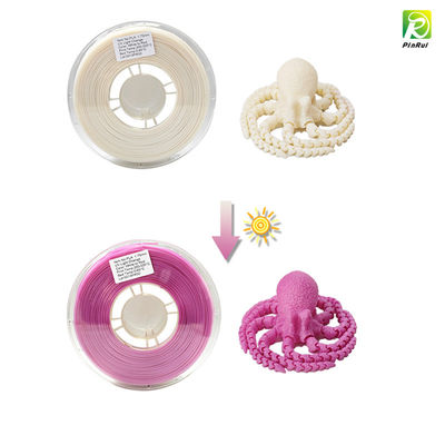 PINRUI PLA Filamento di stampante 3D, UV o luce solare Cambiamento di colore Filamento di colore PLA 1,75 mm,precisione dimensionale +/- 0,03 mm
