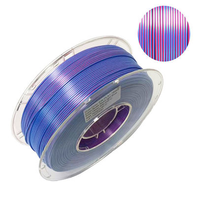 filamento doppio della stampante di colore 3d, filamento di seta, filamento di pla, filamento della stampante 3d