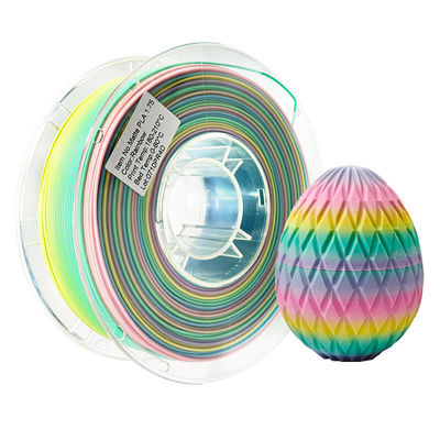 Filamento per stampante 3D PINRUI Arcobaleno Colore Sognante 1.75mm 1kg Vari Colori Adatto alla Maggior Parte delle Stampanti FDM