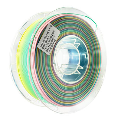 Filamento per stampante 3D PINRUI Arcobaleno Colore Sognante 1.75mm 1kg Vari Colori Adatto alla Maggior Parte delle Stampanti FDM