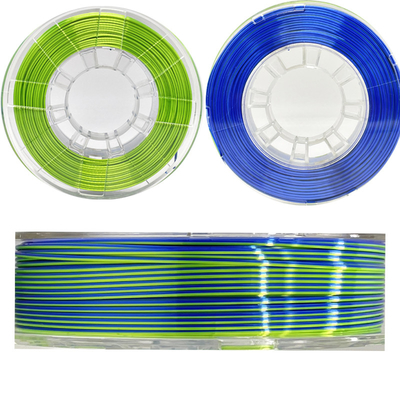 1.75mm colore doppio del filamento di seta di tre colori per stampa 3d