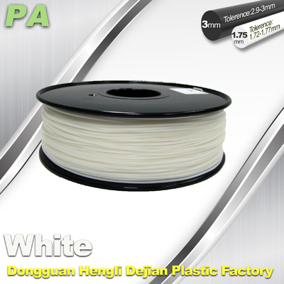 Filamento di nylon 1.75mm 3.0mm di stampa 3D o materiale di PA per stampa 3D