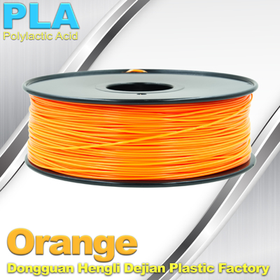Materiali biodegradabili del filamento 1.75mm della stampante di PLA 3d dell'arancia per stampa 3d
