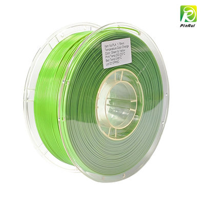 PINRUI 1 kg Filato di stampa 3D PLA bicolore sensibile alla temperatura, filtro termico attivo, seta che cambia colore per barre di plastica